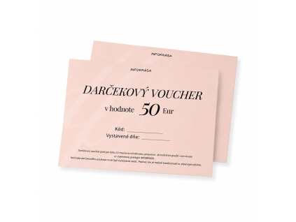 Dárkový voucher 50€  Gift Voucher 50€