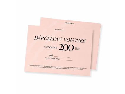 Dárkový voucher 200€  Gift Voucher 200€