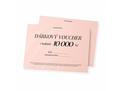 Dárkový voucher 10 000 Kč  Gift Voucher 10 000 Kč
