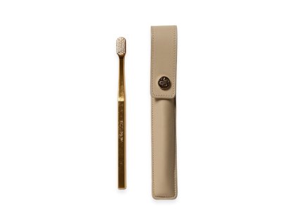 kit003 leather case buttonbeige toothbrush soft 1