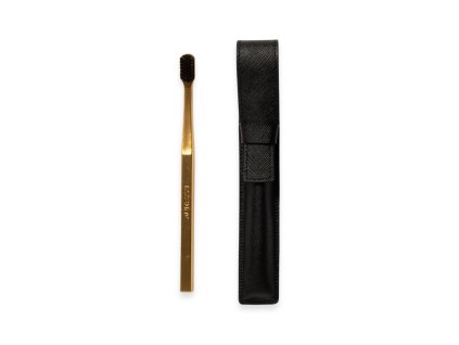 kit005 leather case flapblack toothbrush soft 1