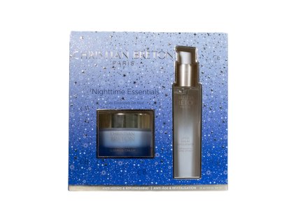 Luxusní dárková noční sada s regeneračním krémem a sérem  Nighttime Essentials