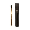 kit001 leather case buttonblack toothbrush soft 1