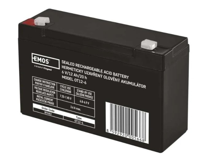 emos 6v 12ah