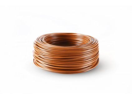 100 m káblový kábel hnedý 1,5 mm s dvojitou izoláciou HD H07VV-F BR-RD