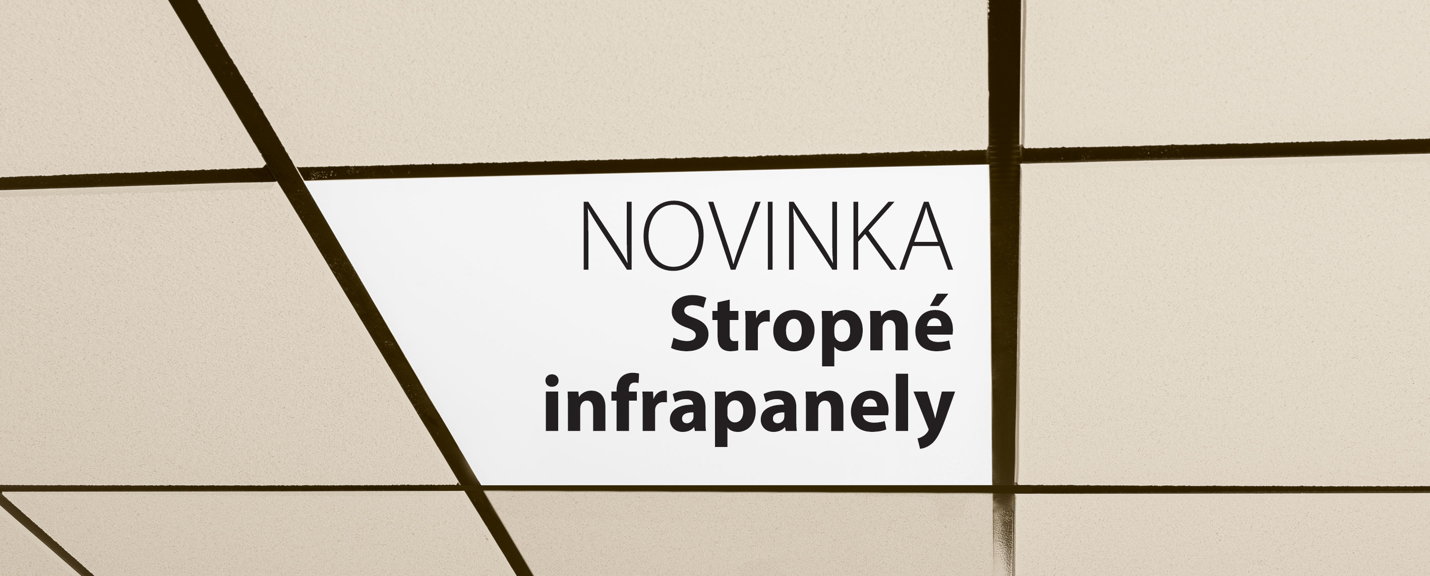 Stropný panel - kazetový podhľad