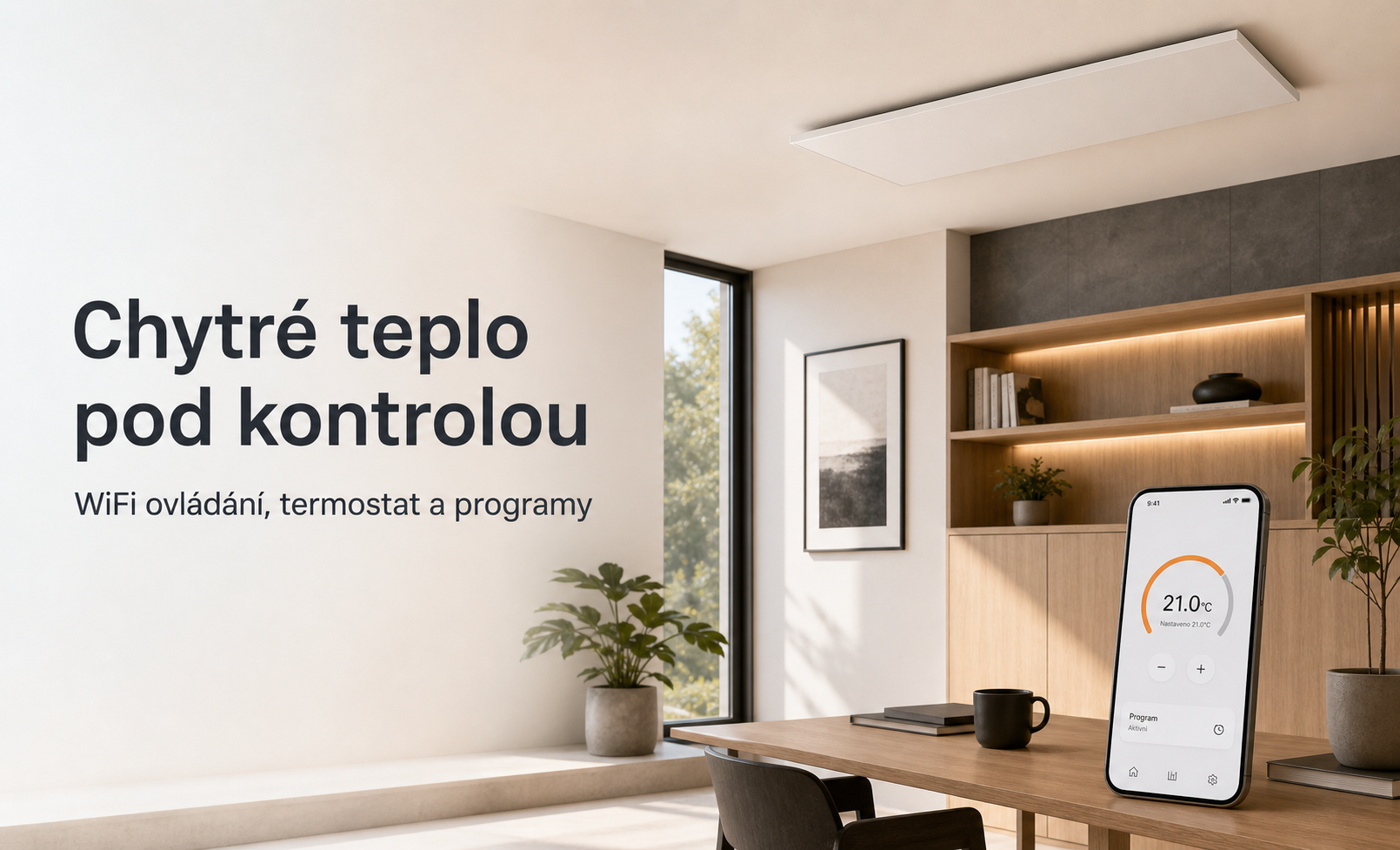 Chytré infrapanely s WiFi ovládáním