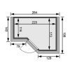 finská sauna KARIBU SAHIB 2 (59764) LG3994