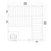 Sauna Relaxo 06 L 8kW 206x206x204cm rozmer