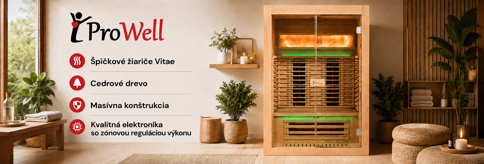 Infrasauna prowell Z2 ceder vitae