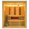 Sauna ProWell COMBI C3 Hemlock RedGlass