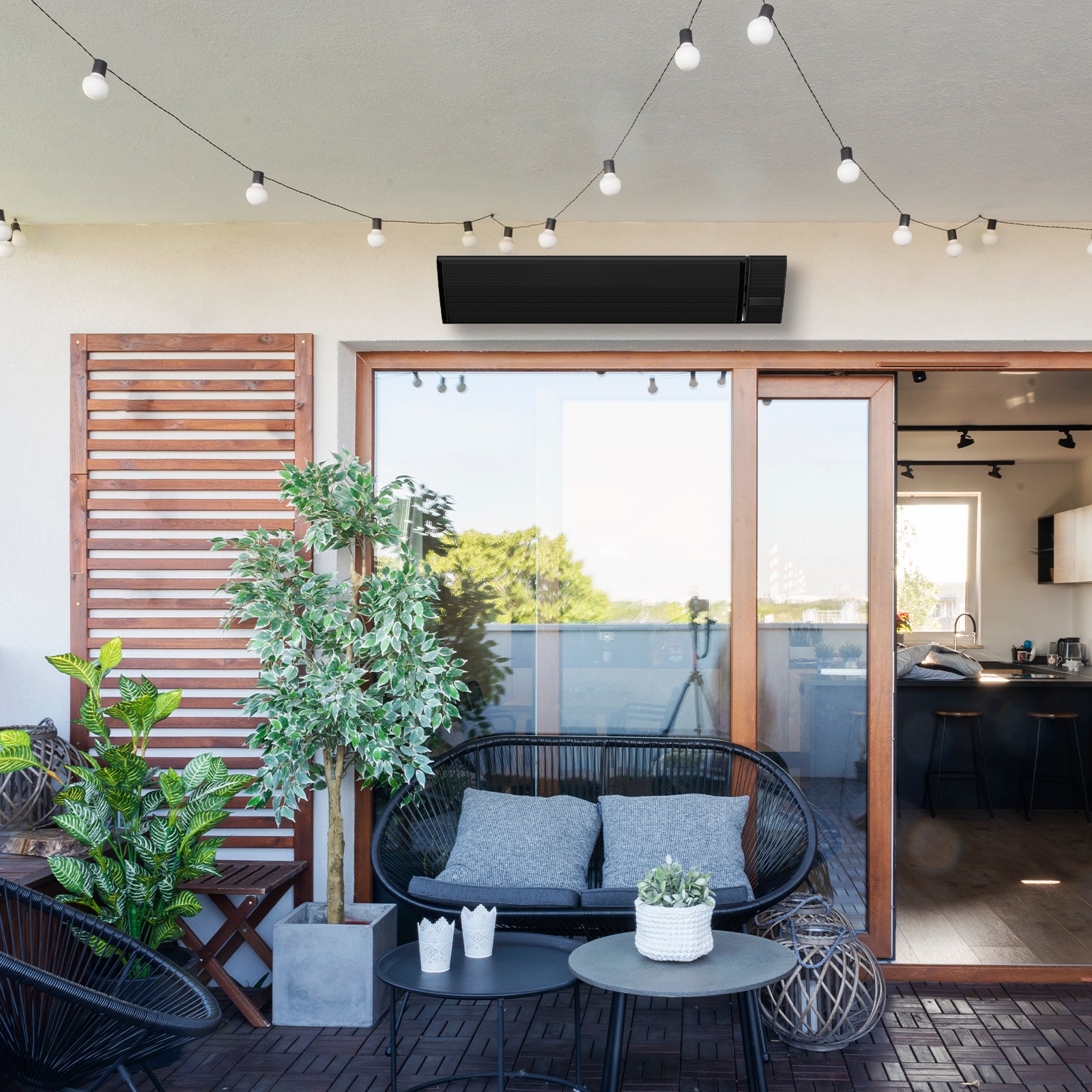 Infrapanely na terasách a venkovních akcích