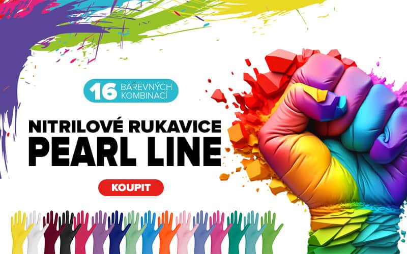 Nitrilové rukavice Pearl Line