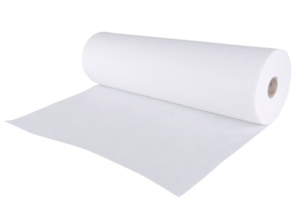 papírová role k ochraně lehátka bílá