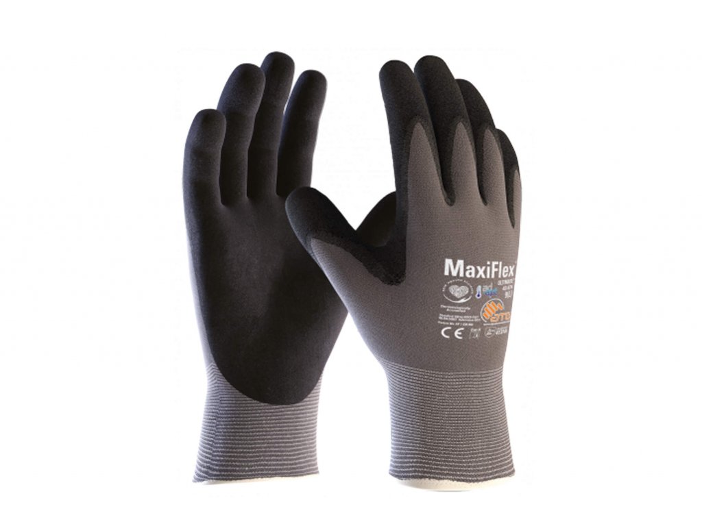 Pracovní rukavice MaxiFlex Ultimate šedivé