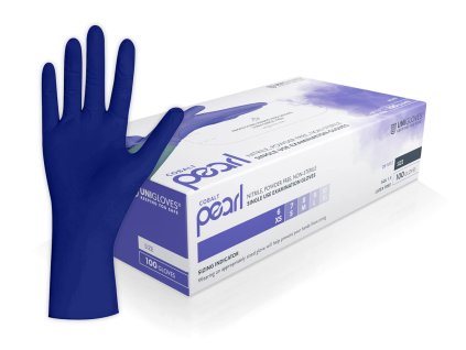 kobaltové nitrilové rukavice unigloves cobalt pearl 2025