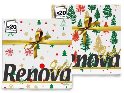 vánoční papírové ubrousky nový design