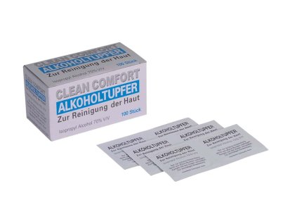 Alkoholtupfer dezinfekcni tampony