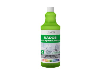 prostředek na mytí nádobí a kuchyňské povrchy s vůní citron