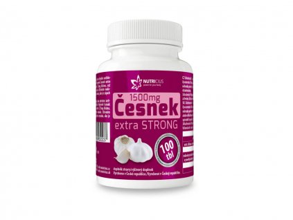 nutricius česnek 1500 mg vitamín extra strong 100 tablet