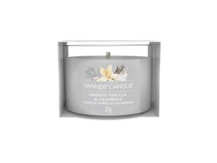 40858 yankee candle smoked vanilla a cashmere votivni ve skle