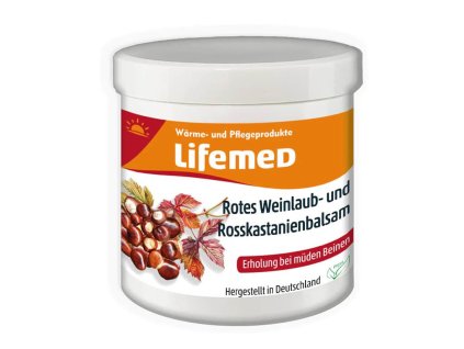 Balzam z cervenych vinnych listu a konskeho kastanu 250 ml lifemed