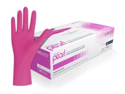 purpurové nitrilové rukavice unigloves magenta pearl 2025