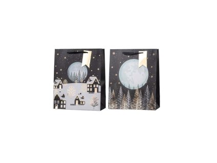 Taška dárková zimní krajina malá