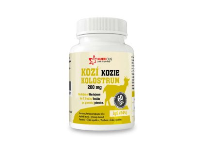 kozí kolostrum 200 mg 60 kapslí