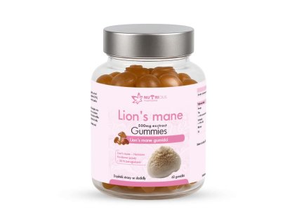nutricius gummies Lions mane 60 gumídků