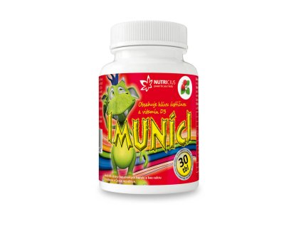 nutricius imuníci multivitamíny pro děti s vitamínem D a hlívou ústřičnou 30 tablet