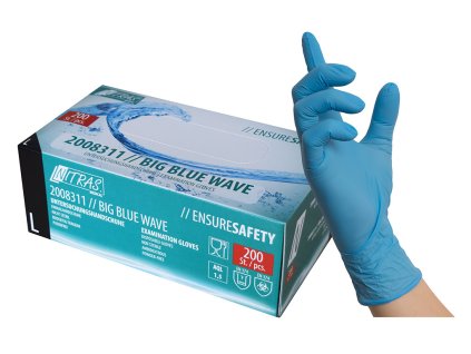 nitrilové rukavice big blue wave 2008311