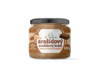 arasidovy krem s mlecnou cokoladou 220 g