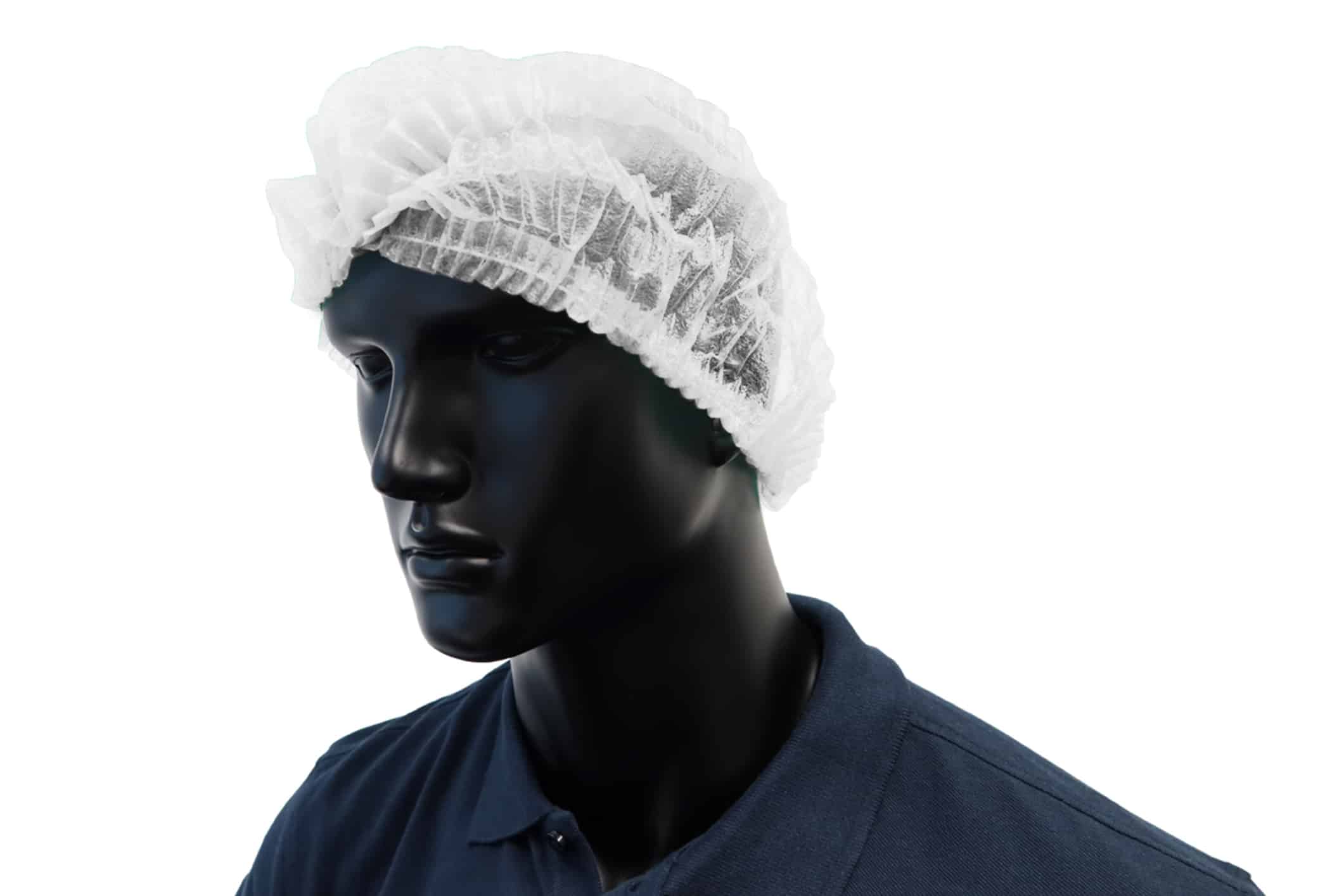 UNIGLOVES Jednorázové čepice - CLIP Barva: bílá