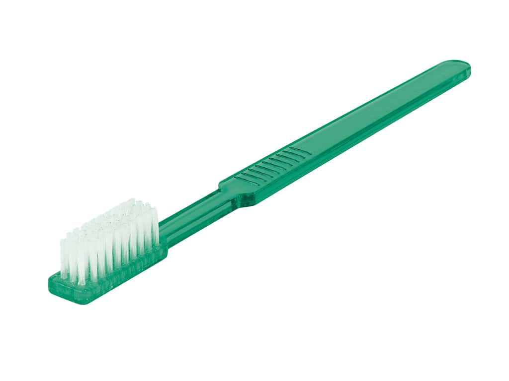 UNIGLOVES Zubní kartáček jednorázový, 1 ks Barva: zelená
