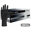 černé nitrilové rukavice unigloves soft nitril black 200 kusů v balení