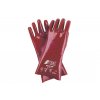 160435 PVC rukavice proti chemikáliím červené