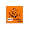 oranžové kuchyňské ubrousky halloween dýně