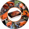 oranžové rukavice diamond grip