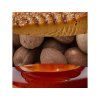 39963 pumpkin praline lod svicka wood wick tematicka