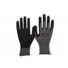 Nylonové pracovní rukavice nylotex 3520 v černošedivé barvě