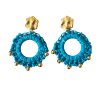 aretes turquesa