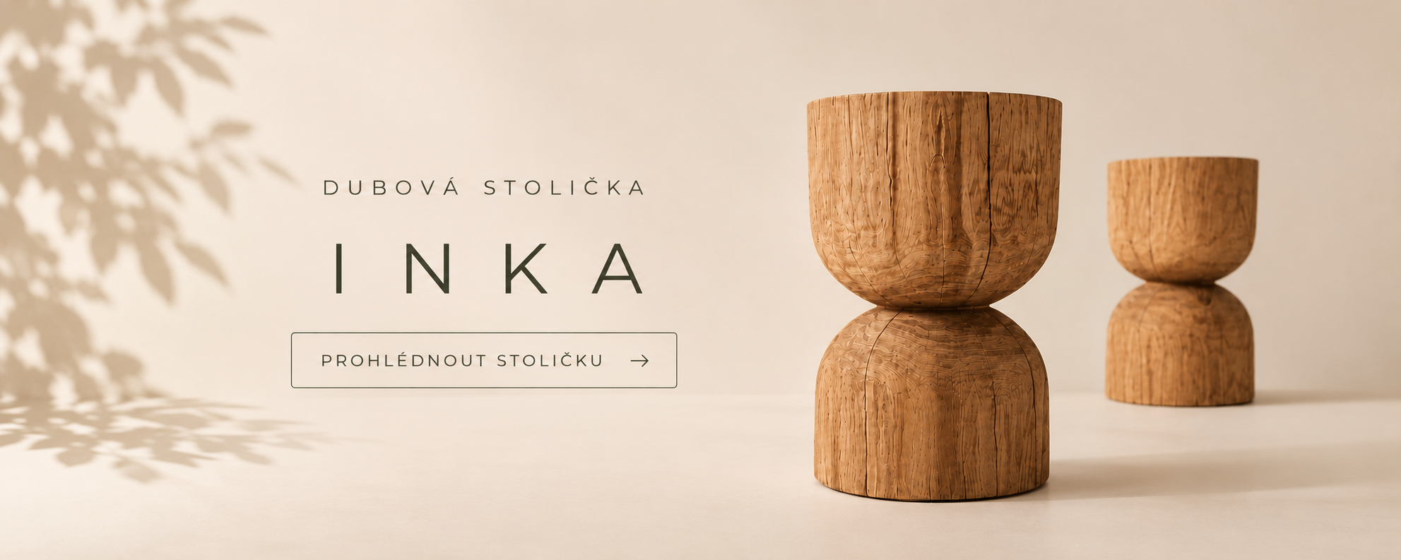 Dubová stolička INKA