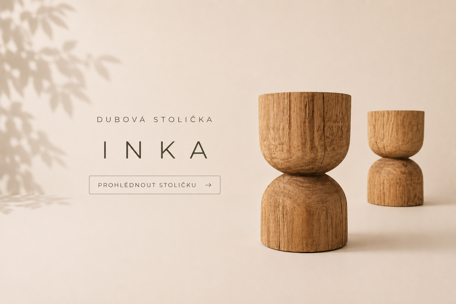 Dubová stolička INKA