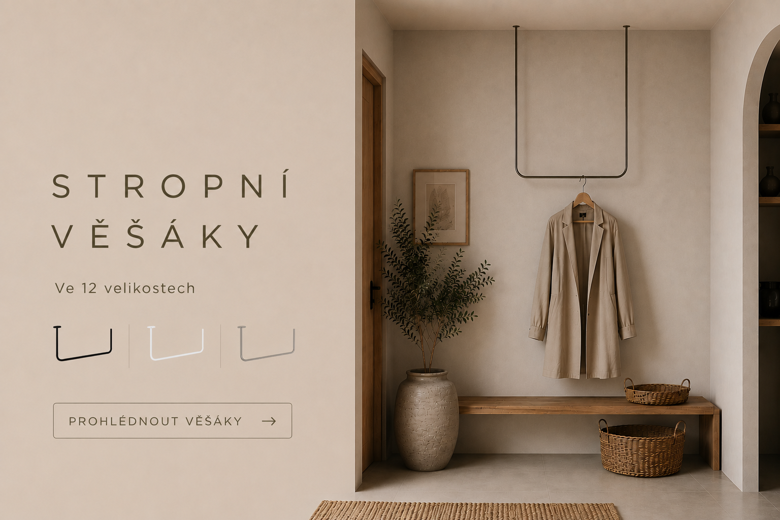 Stropní věšáky