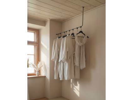 Ocelový stropní věšák do L