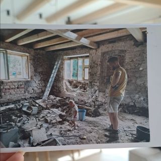 🤍🥹 #rekonstrukce #starydum #novydom #interier #rekonstrukcedomu #svepomoci