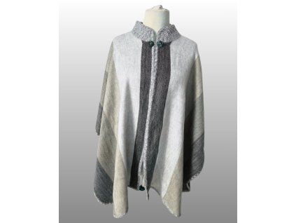Pončo alpaka - bez kapuce