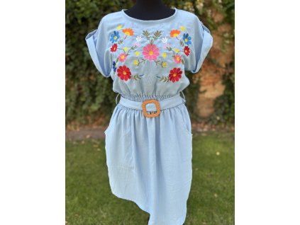 Boho Kvetinové šaty