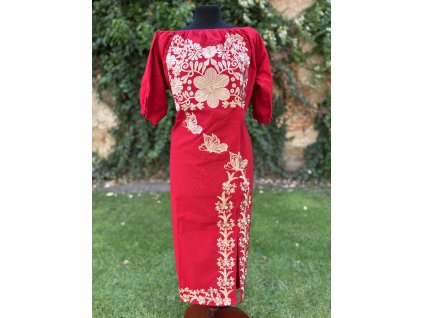 Mexické folklórne šaty s výšivkou